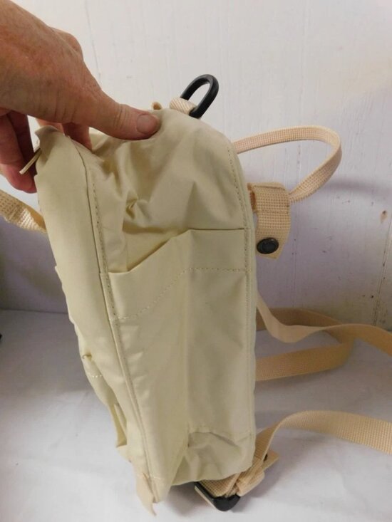 Fjallraven Kanken Sling Backpack Bag with Seat Cusion Khaki Cream Color main image 3